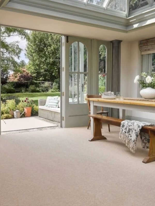 Easi Sisal carpet, a natural product designed to mimic seagrass, without the drawbacks of seagrass.