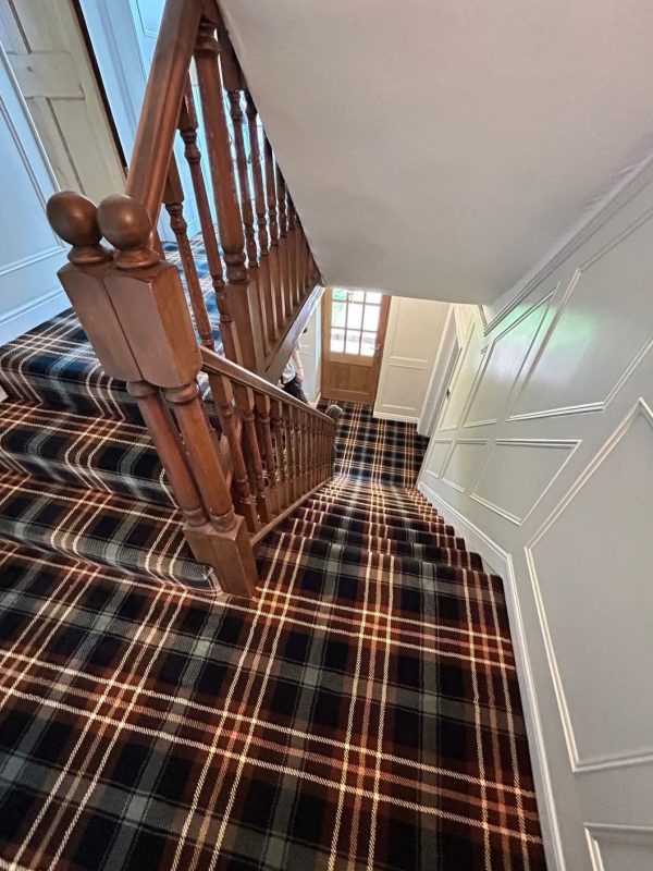 Venice Tartan - Santa Chiara design tartan carpet.